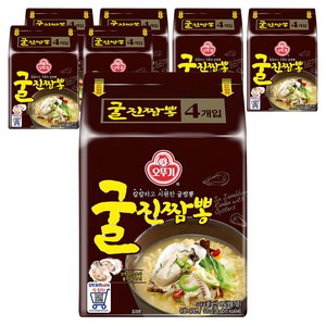 오뚜기 굴진짬뽕 라면 130g, 28개