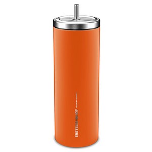 에스테반호프 이중진공 스텐304 텐저린 슬릭 텀블러, 선셋, 600ml, 1개