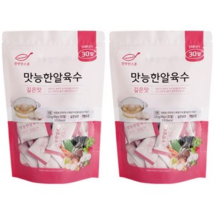 천연한스푼 맛능한알육수 깊은맛, 120g, 2개