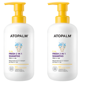 아토팜 아동용 프레쉬 2 인 1 샴푸, 460ml, 2개