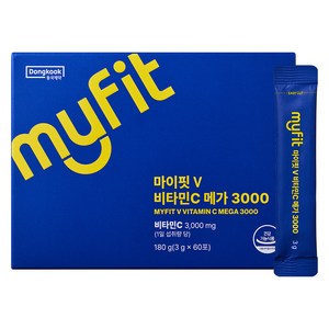 동국제약 마이핏 V 비타민C 메가 3000, 60회분, 1개