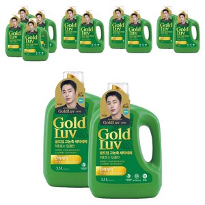 골드럽 고농축 8중효소 딥클린 세탁세제, 3.5L, 12개