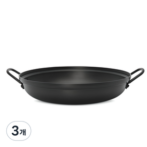시샘 경질 낮은 전골 냄비, 24cm, 3개
