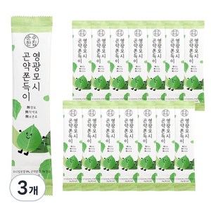 순수한집 영광모시 곤약 쫀득이, 375g, 3개