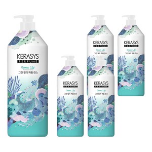 케라시스 그린 릴리 퍼퓸 린스, 5개, 1L