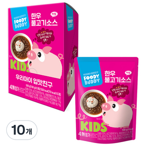 푸디버디 한우 불고기소스 5p, 500g, 10개