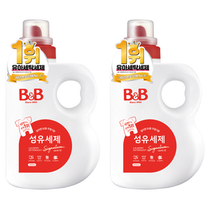비앤비 유아 섬유 세제 시그니처향, 1.5L, 2개