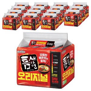 틈새라면 빨계떡 120g, 80개