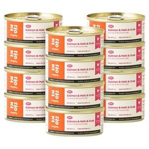조공 어덜트 필로캣 습식사료, 연어, 90g, 12개