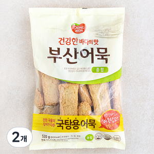 동원 건강한 바다의 맛 부산어묵 종합, 520g, 2개