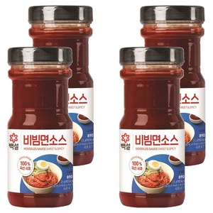 백설 비빔면소스, 4개, 890g