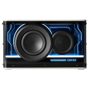 에디파이어 QD25 데스크탑 투명 블루투스 스피커 25W, EDF286014, 화이트
