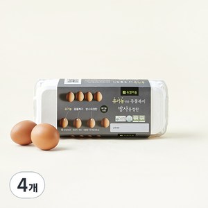 유정마을 유기농 인증 동물복지 방사 유정란 사육환경번호 1번 520g, 10구, 4개