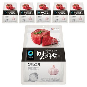 맛선생 청정 소고기, 120g, 6개