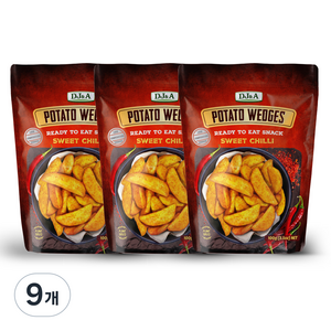 디제이앤에이 포테이토 웨지 스위트칠리, 100g, 9개