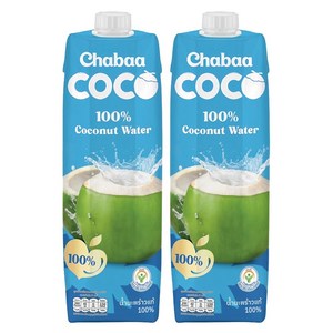 차바 코코넛워터, 2개, 1L