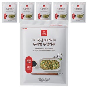 배대감 우리쌀 부침가루, 450g, 6개