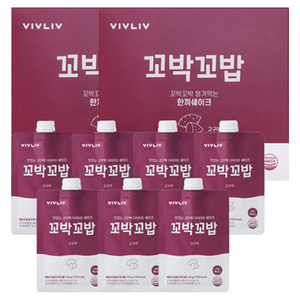 비브리브 꼬박꼬밥 고구마 다이어트쉐이크, 280g, 2개