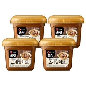 청정원순창 조개멸치 된장찌개 양념, 450g, 4개