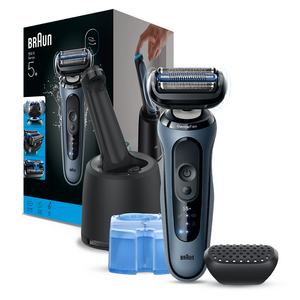 BRAUN 시리즈 5+ 스킨쉴드 전기면도기, 라이트 블루, 53-A70000cc 골드박스 특가