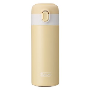 에디슨 원터치 키즈 텀블러, 옐로우, 250ml, 1개