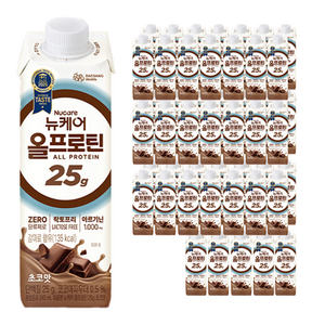 뉴케어 올프로틴 초코맛, 245ml, 48개