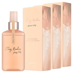 바디홀릭 스테이누디 헤어 앤 바디미스트 그래시 튤립, 100ml, 3개