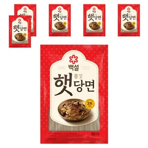 백설 햇당면, 1kg, 6개