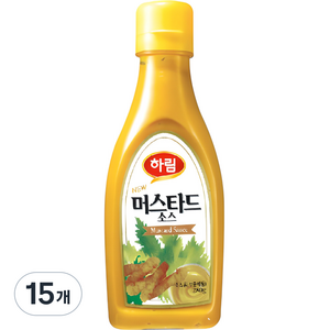 하림 뉴 머스타드 소스, 280g, 15개