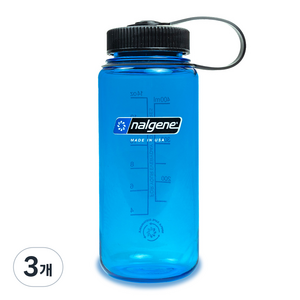 날진 서스테인 와이드 마우스 보틀, 슬레이트, 500ml, 3개