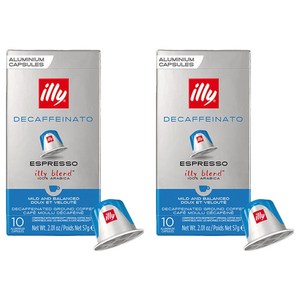 일리 디카페이나토 에스프레소 그라운드 캡슐커피, 5.7g, 10개입, 2개