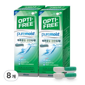 옵티프리 퓨어모이스트 렌즈세정액, 420ml, 8세트