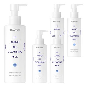 듀이트리 하이 아미노 올 클렌징 대용량 밀크, 400ml, 5개