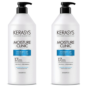 케라시스 모이스춰 클리닉 단백질 샴푸 플로럴파우더향, 980ml, 2개