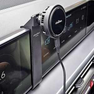 옵시디언 e쿨링 핸드폰 고속 무선충전 거치대 그랜저 GN7 전용, CT-MW9PE+CT-HCH06