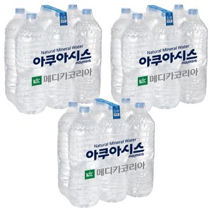 아쿠아시스 먹는샘물 무라벨, 2L, 18개 골드박스 특가