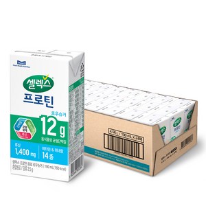 셀렉스 프로틴 로우슈거 음료, 190ml, 24개 골드박스 특가