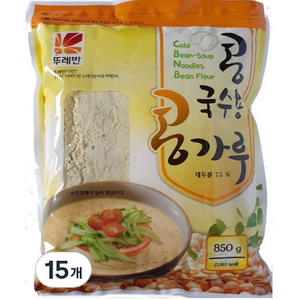 뚜레반 콩국수용 콩가루, 850g, 15개