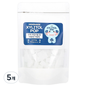 자일리톨팝 파우치 오리지널, 5개, 150g