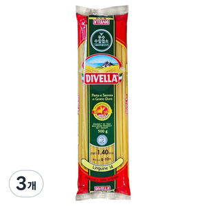 디벨라 링귀네 파스타, 500g, 3개
