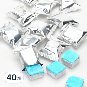 활활타는 캠핑 미니화로 착화 에탄올 고체연료, 30g, 40개
