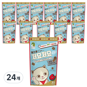 캐츠랑 전연령 고양이 저요저요 종합보양간식, 참치, 60g, 24개