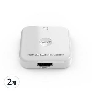 넥스트유 4K HDMI2.0 양방향 선택기 NEXT-3412SW4K, 혼합색상, 2개