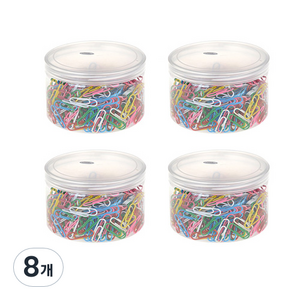 블루마토 컬러 클립1 28mm 500p세트, 500개, 8세트