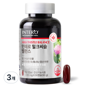 인테로 밀크씨슬 밸런스, 90g, 3개