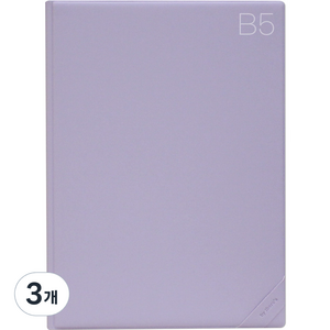 데얼스 도큐먼트 파일홀더 B5, 라벤더, 3개