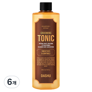 다슈 클래식 볼륨 그루밍 토닉 헤어스타일링, 400ml, 6개