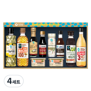 청정원 행복 12호 선물세트, 4세트