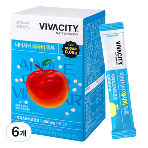 비바시티 애사비 톡톡 30p, 75.6g, 6개