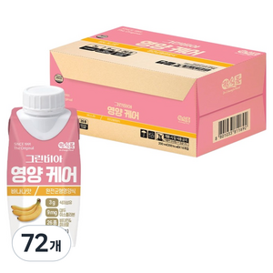 그린비아 영양케어 바나나맛, 72개, 200ml